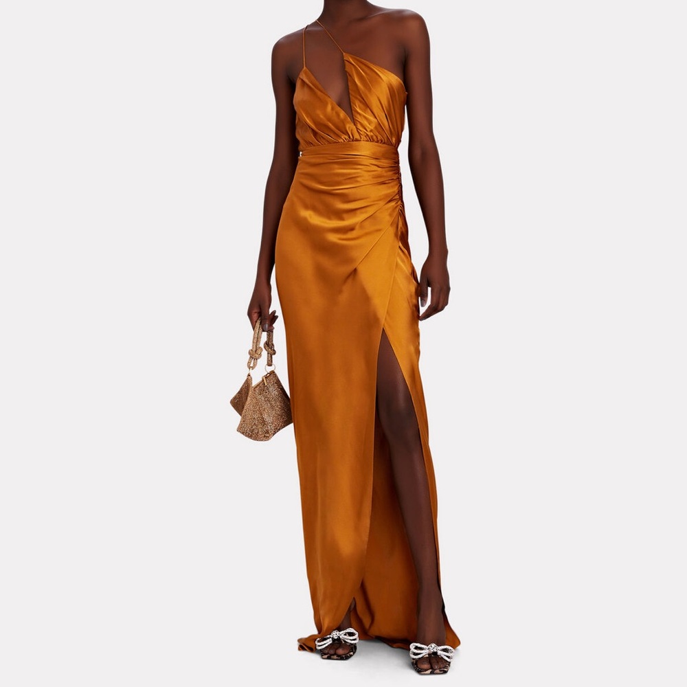 THE SEI
Asymmetric Plunge Silk Gown